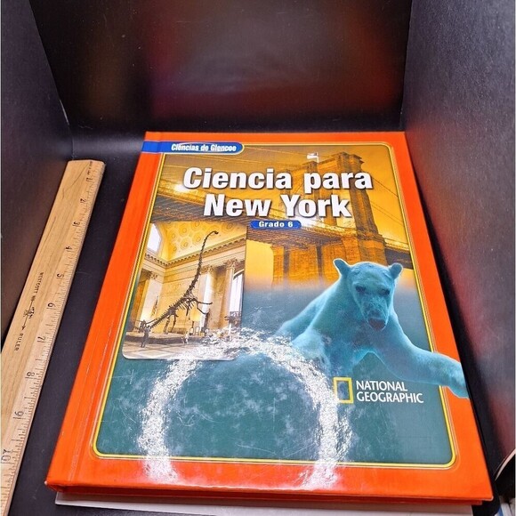 National geographic Ciencia Para New York hardcover book education 6th grade - Picture 3 of 4